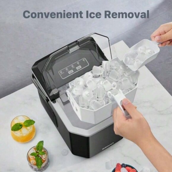 Best Ice Maker, 9 Cubes In 6 Mins, 26lbs Per Day - Picture 2 of 5